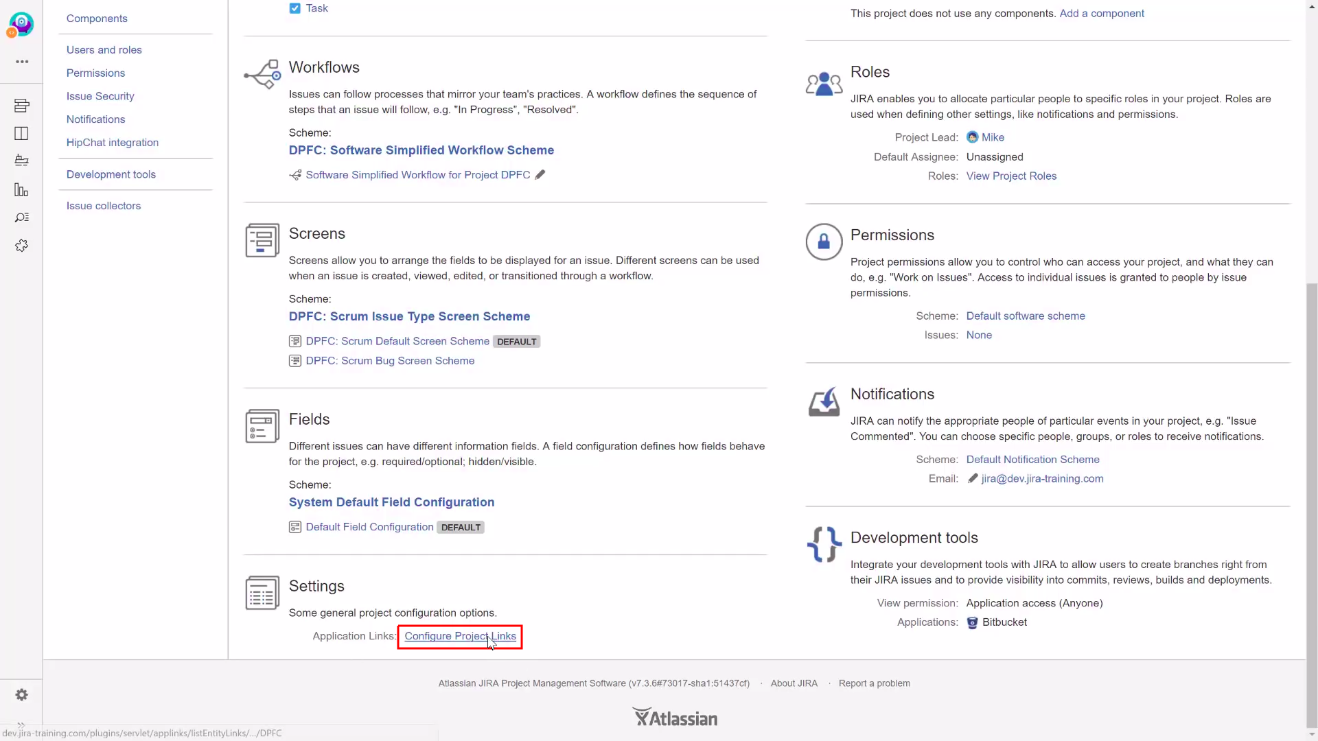 GEANT Software Development Support > JIRA - issue tracking system > 3-settings-application-links.png