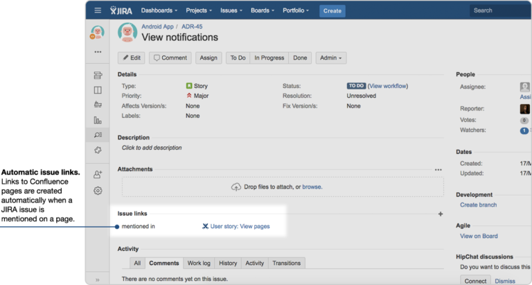 GEANT Software Development Support > JIRA - issue tracking system > automatic_links.png