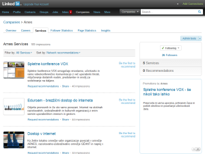Social Media in the NREN Community > NREN Social Media Jumpstart pack > arnes-linkedin.png