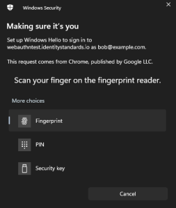 GN5-1 WP5 > Passkey creation test - Branko Win, 11 Lenovo IdeaPad 720S, Chrome > image-2023-7-3_14-49-2.png